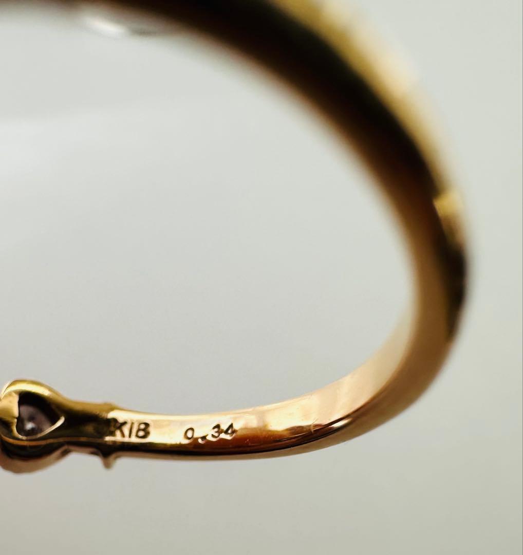 13号 K18 ダイヤモンド　0.5ct弱 ハーフエタニティ