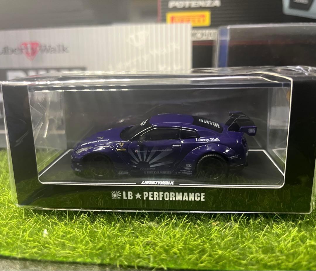 リバティーウォーク 1/64 LB PERFOMANCE GTRのパープル未開封