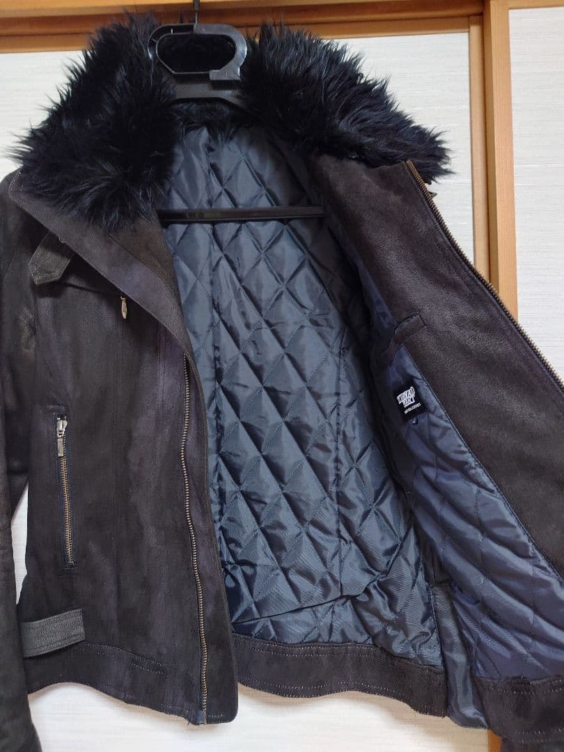 トルネードマート ライダース　ジャケット　スエード　キルティング