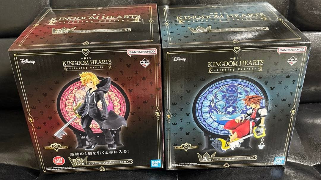一番くじキングダムハーツ A賞 ソラ ラストワン賞 ロクサス フィギュア セット