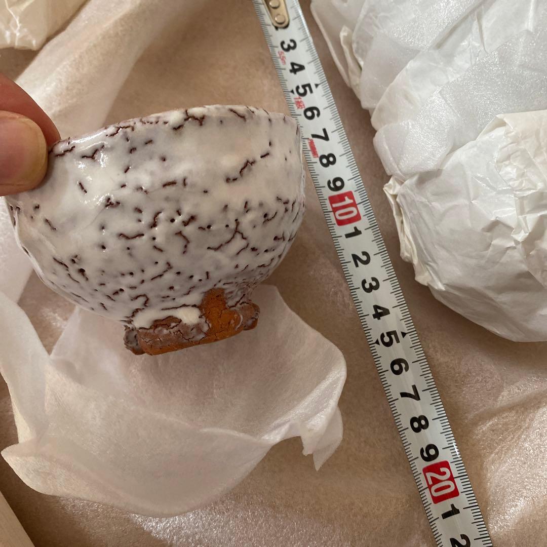 萩焼　未使用新品　茶碗　國輔窯　kunisukegama