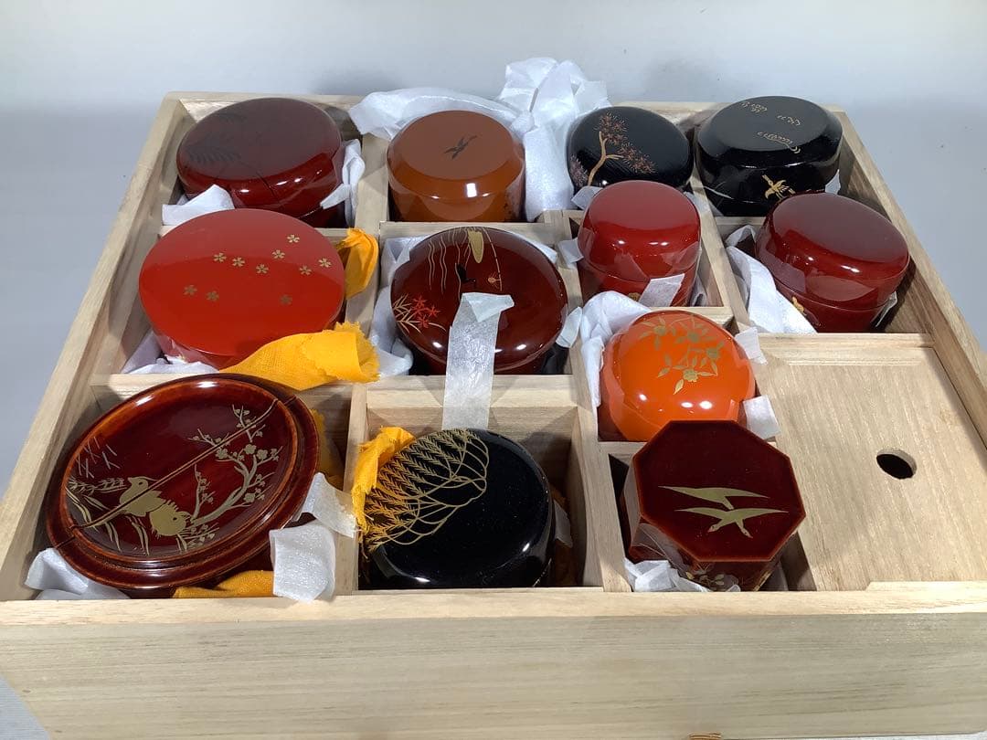 井伊宗観好　十二月茶器　棗　塗師　峰春　茶道具　送料無料