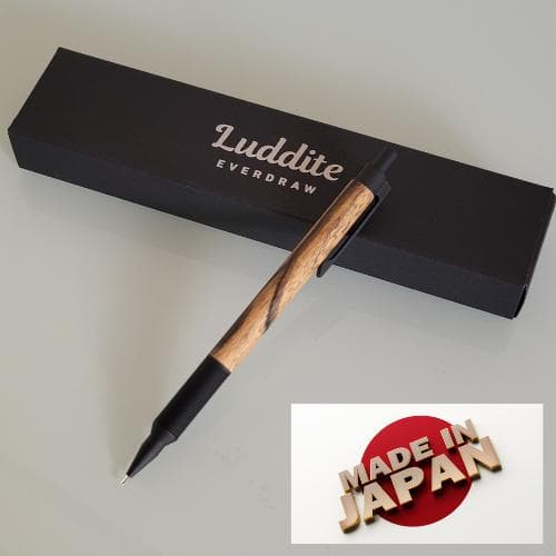 Luddite EverDraw エバードロー 銘木 ペールムーンエボニー 木軸