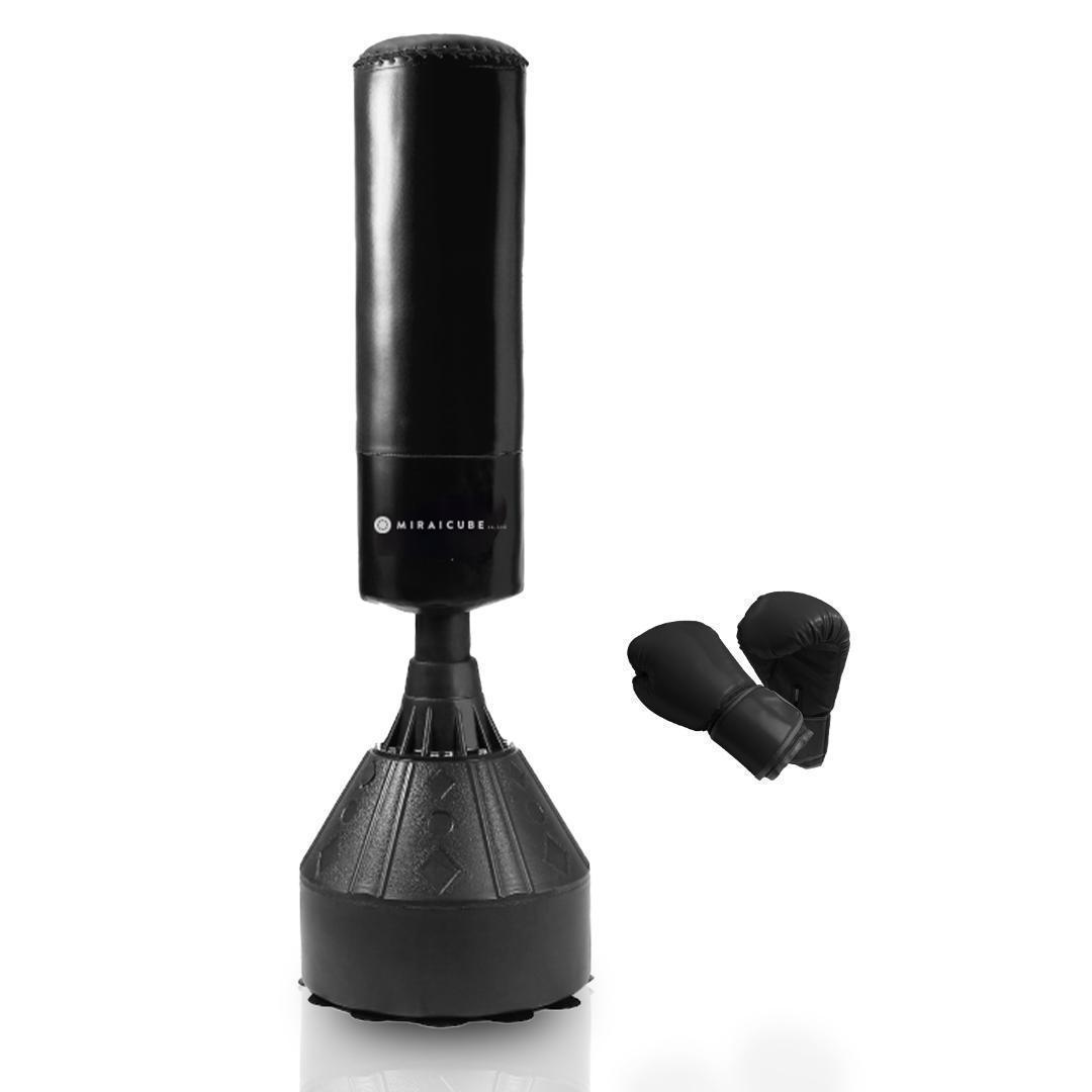 新品✨サンドバッグ✨ボクシング✨自宅用✨自立型✨グローブ付き✨ブラック