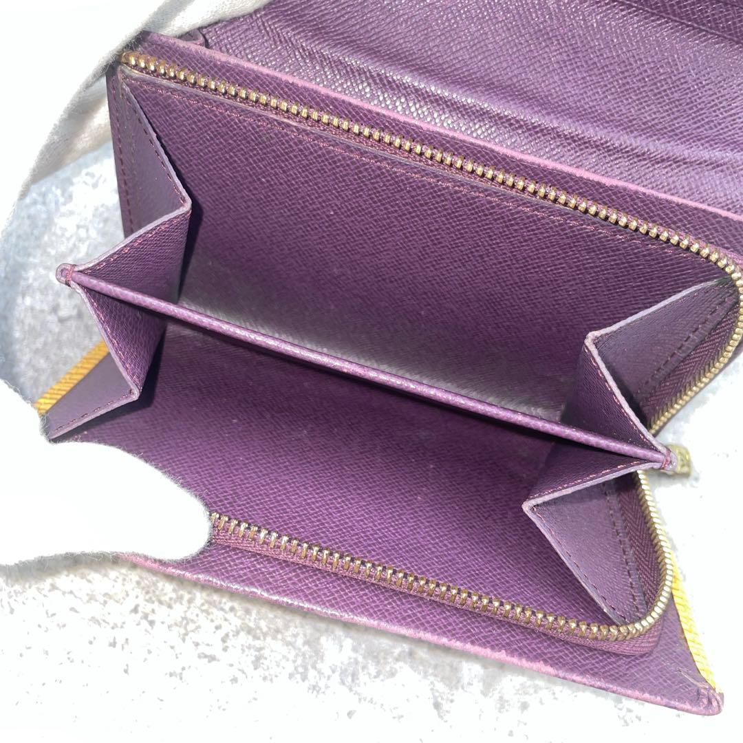 【美品】ルイヴィトン 折り財布 エピ 黄色 イエロー レザー ジッピー