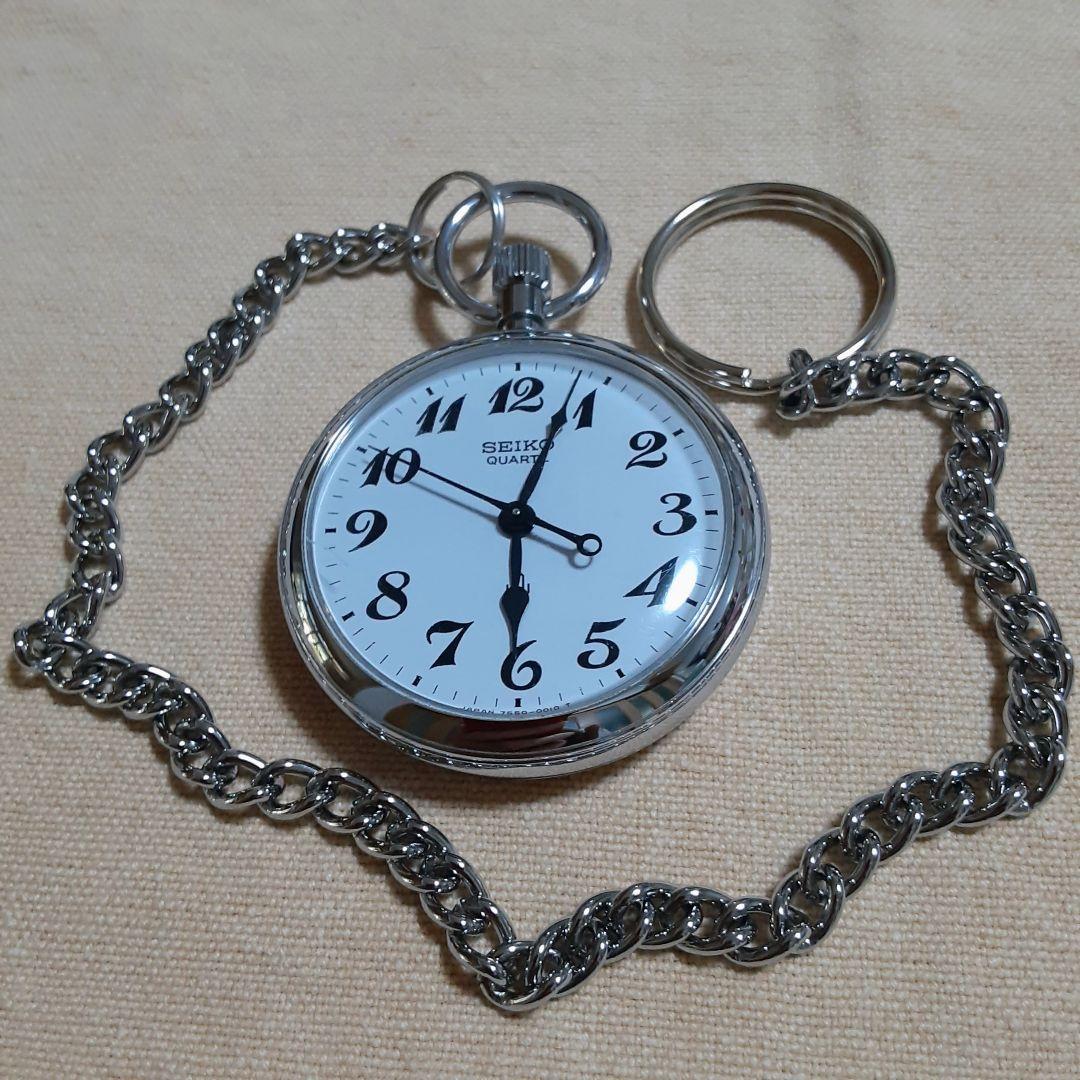 SEIKO 諏訪　懐中時計 上野駅開業100周年記念鉄道時計　7550−0010