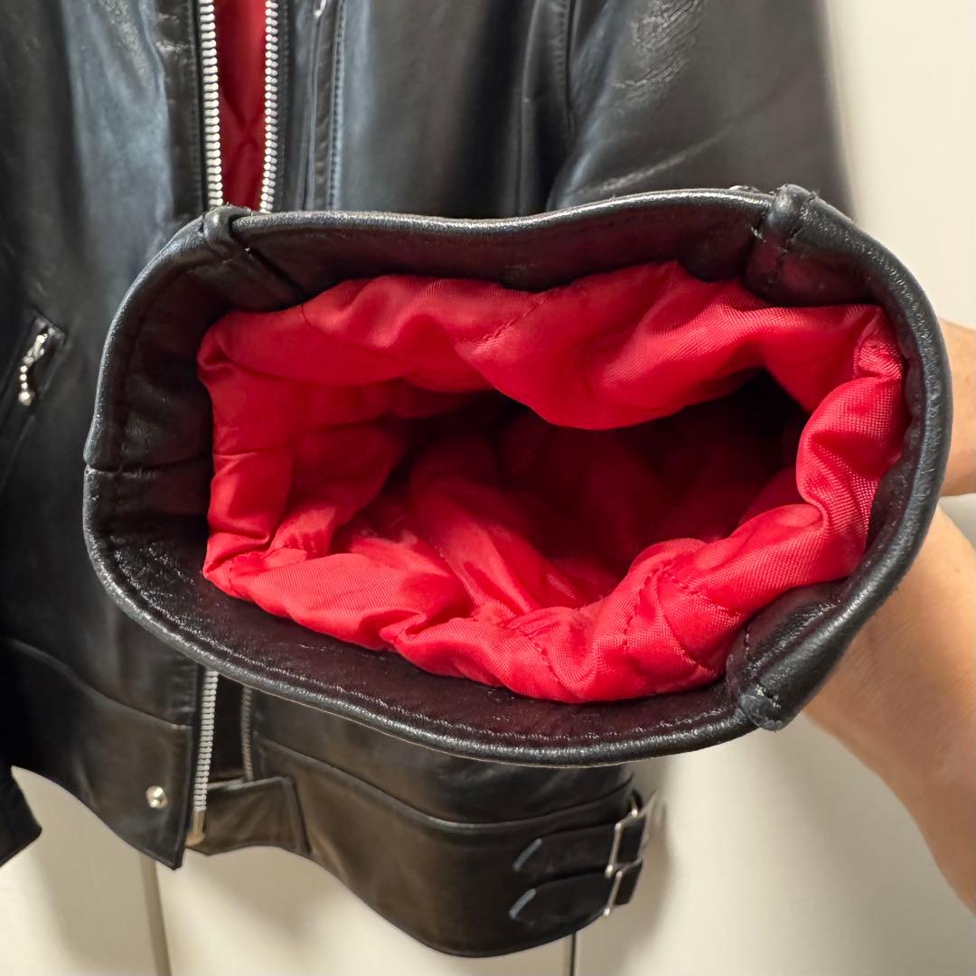 【美品】ROTAR 本革シングルライダース ジャケットM