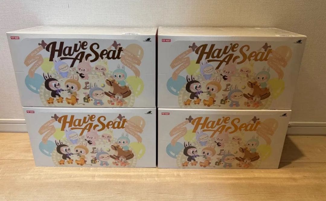 4アソート　POPMART Have A Seat labubu ラブブ ハブシ