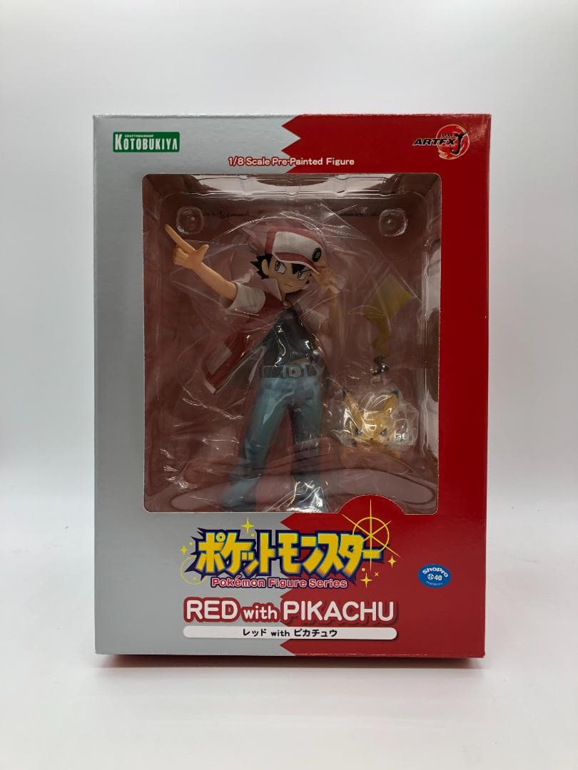 ARTFXJ レッドwithピカチュウ ポケモン フィギュア　新品　03261