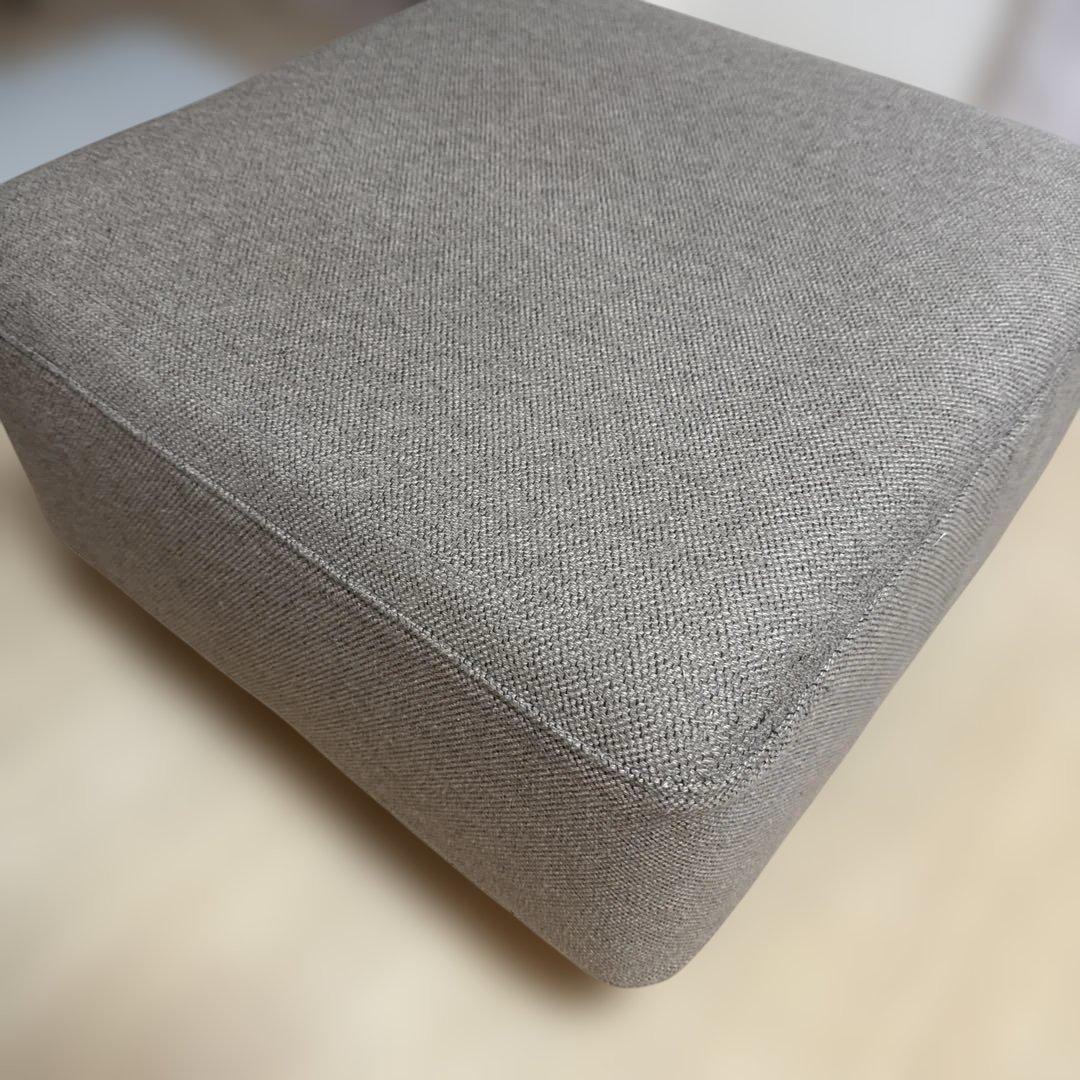 無印 オットマン本体木製脚付き