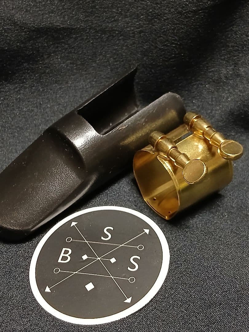 テナーサックス　リガチャー　ハードラバー用　Boston Sax 超美品