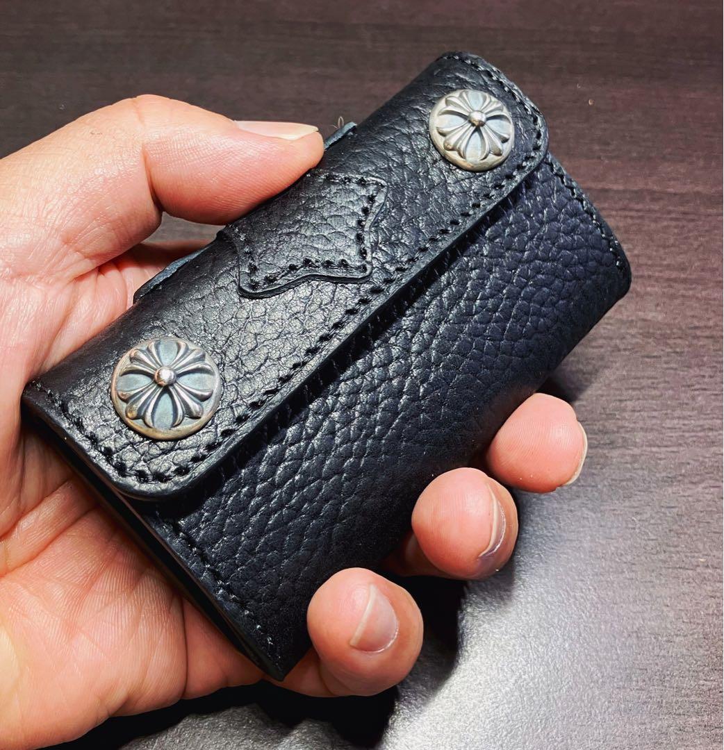 タクマ 最高級革 総手縫 xyzケース 本革 レザー トリコロール