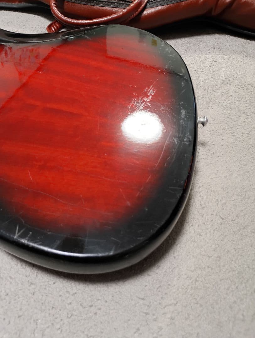 【メンテナンス済み 交換部品多数】Kawai カワイ エレキベース ケース付き