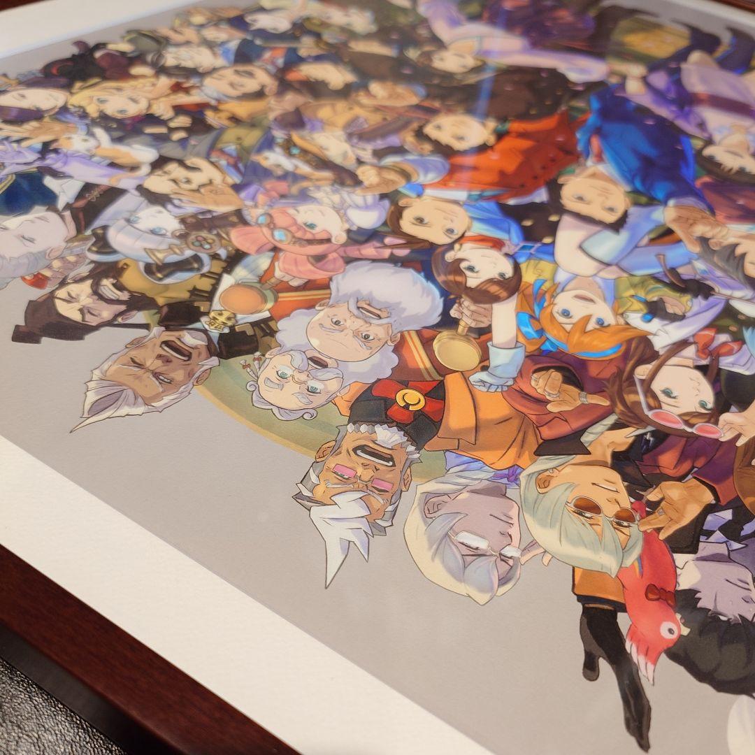 逆転裁判 20周年記念 額装グラフィックアート