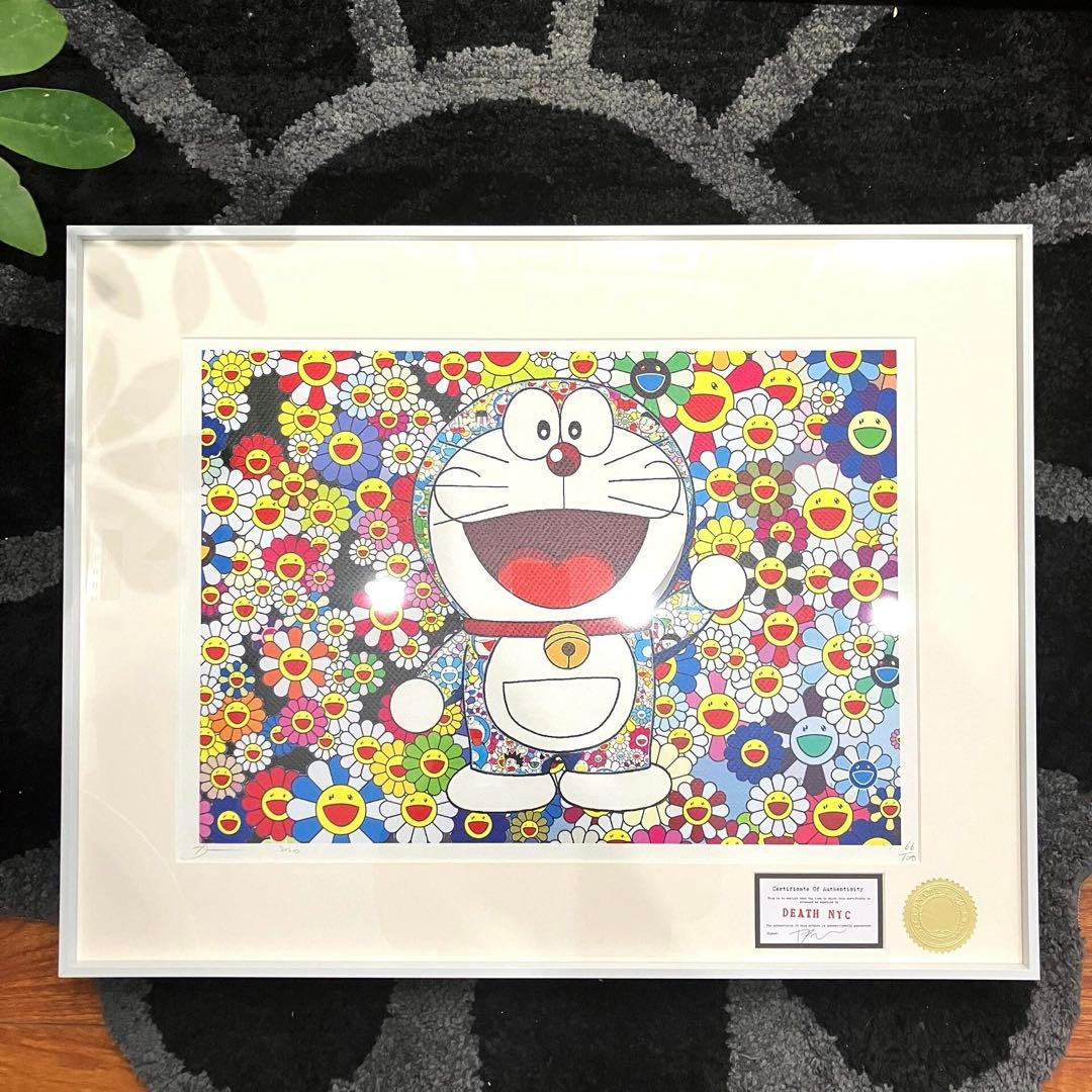 DEATH NYC 現代アートポスター　村上隆　ドラえもん