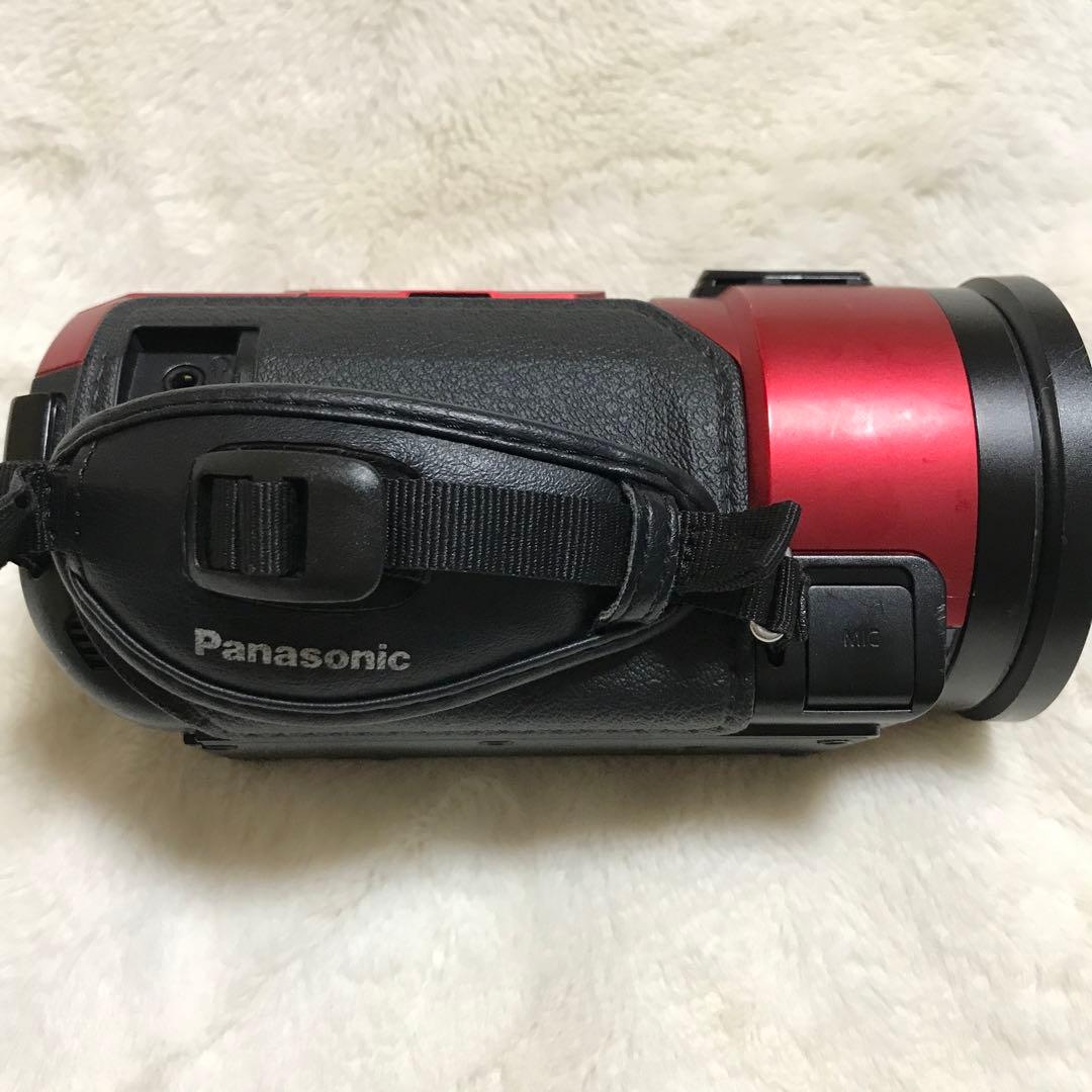 HC-VX1M-R Panasonic 4K ビデオカメラ 32倍ズーム 赤