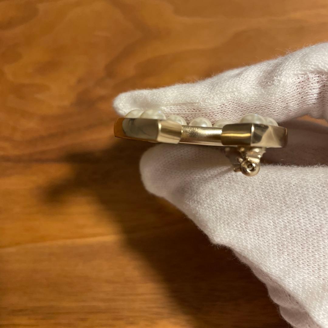 シャネル　パールブローチ