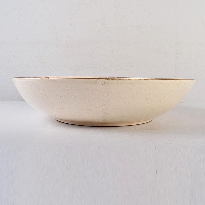 九谷焼　古九谷　色絵　海老文　大皿　飾皿　直径約36㎝　時代箱付　VR8143C