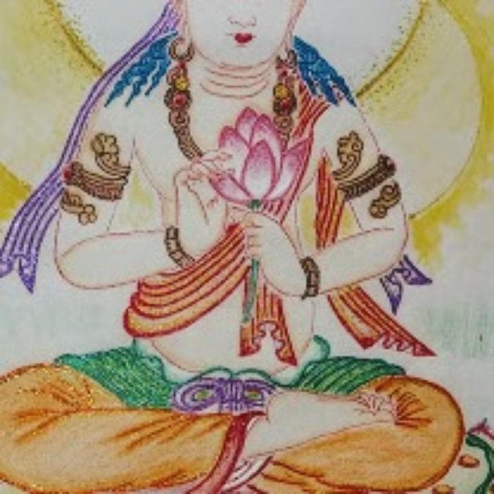 五十嵐由家　仏画　408「聖観音菩薩」