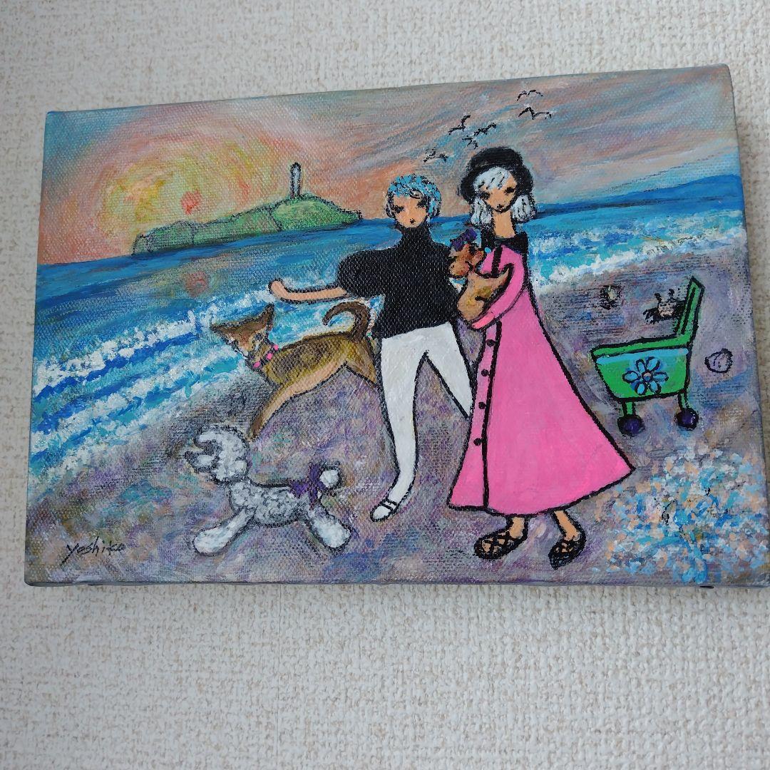 アル✨[夕陽の中の江ノ島をお散歩]&[忘れな草の室内]アンリ•マティス