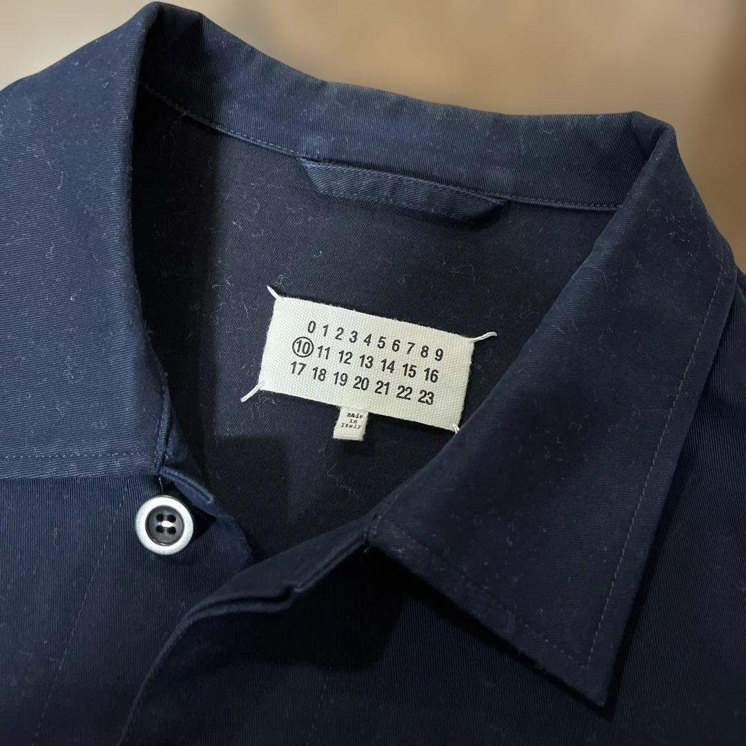 マルジェラ　ネイビー　ジャケット　カバーオール　コットン