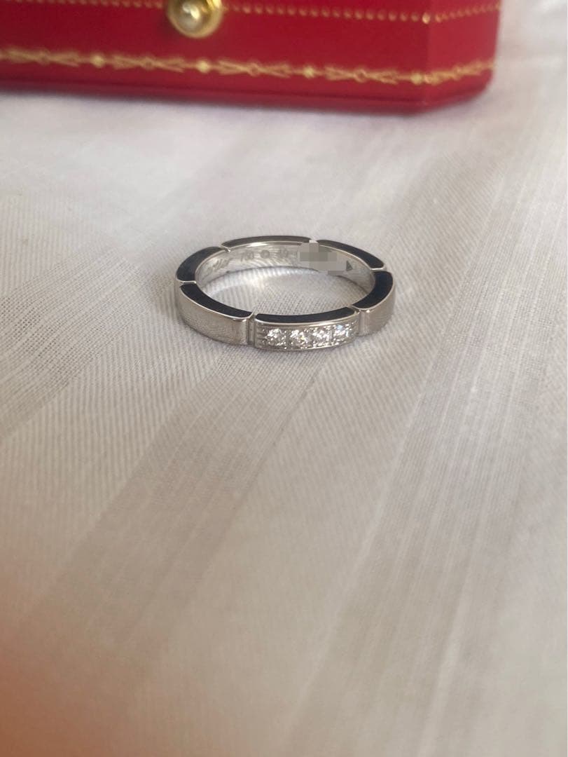 Cartier マイヨンパンテール ダイヤリングWG750 サイズ49 証明書付