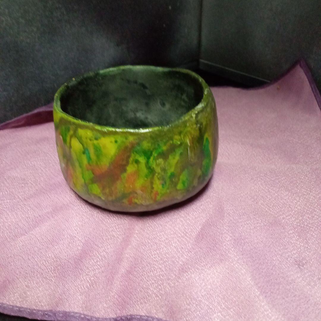 耀茶碗、出口王仁三郎作、いろあざやかな、心あたためる茶碗、大本教、さい