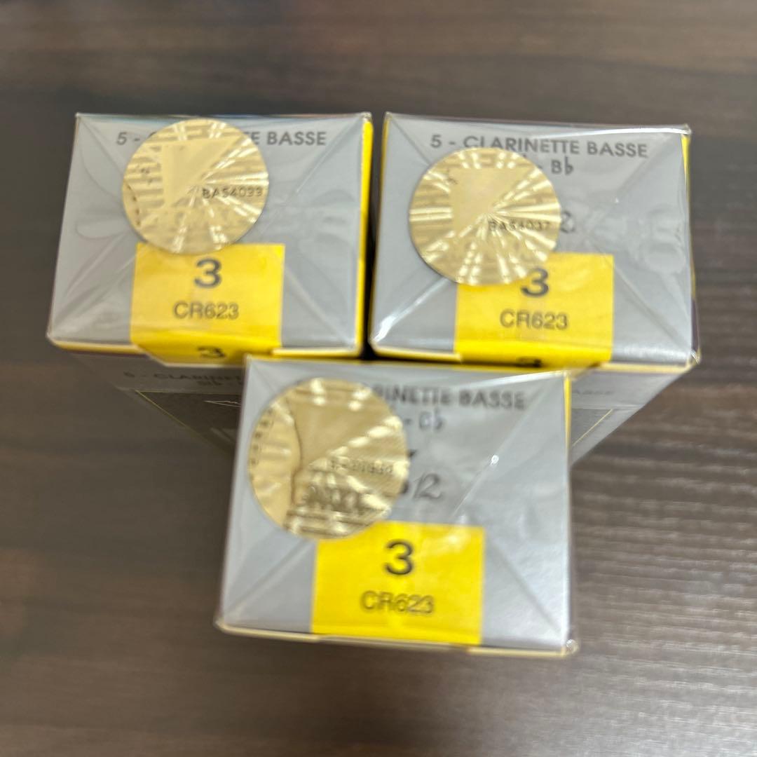 Vandoren V.12 クラリネットリード 3号 5本入り