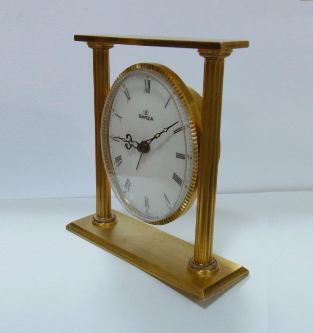 スイス製 機械式時計　置時計　SWIZA　稼動品（出品2）
