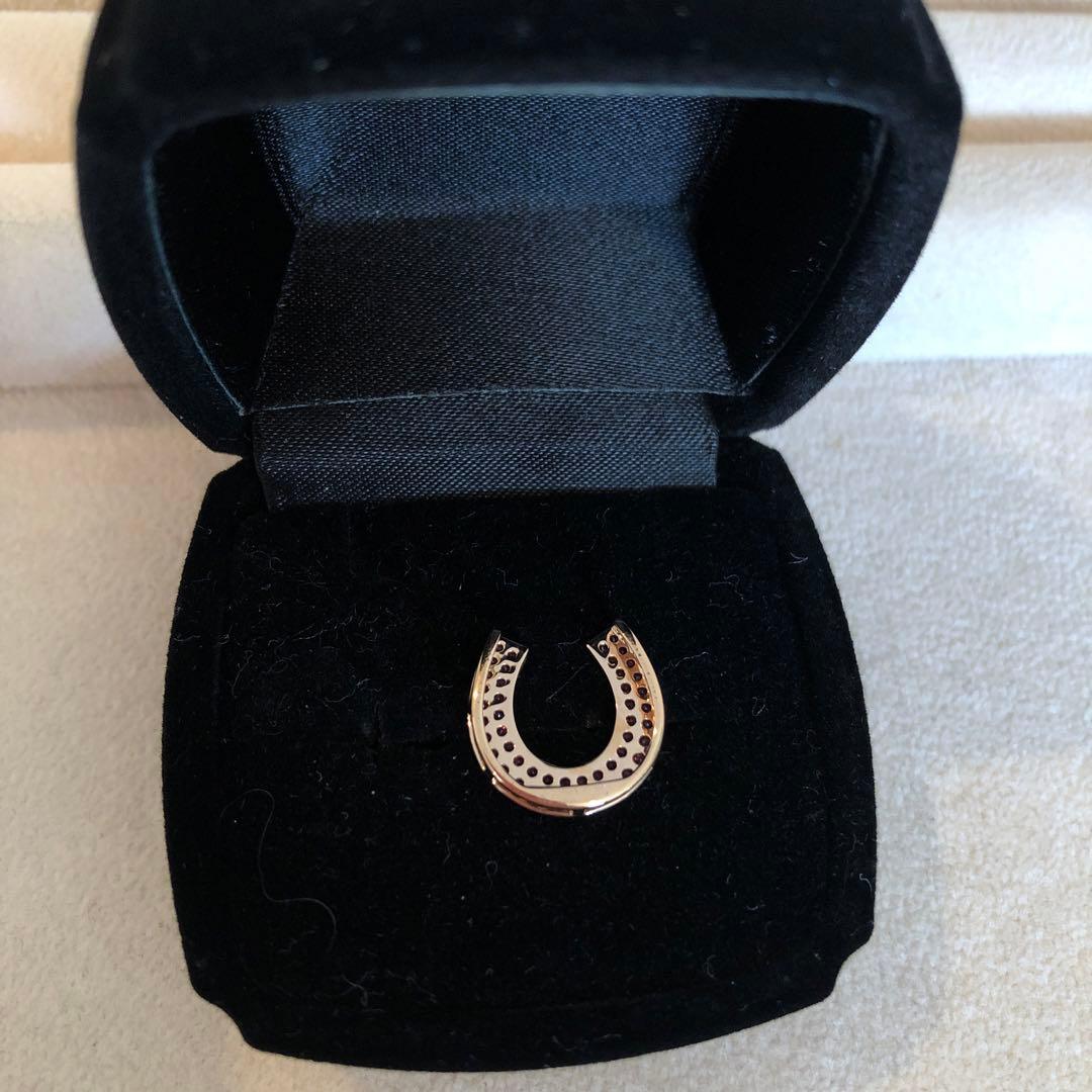 週末限定価格⭐︎K18PG アヤナスピネル 馬蹄 ペンダントトップ GSTV