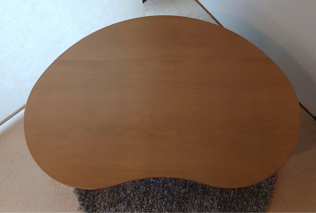 ニトリ 豆型 リビングこたつテーブル