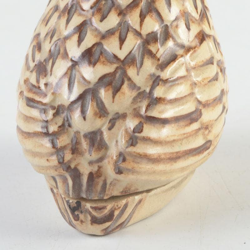 茶道具　萬古焼　森翠峰作　川蝉香合　共箱　V　9494