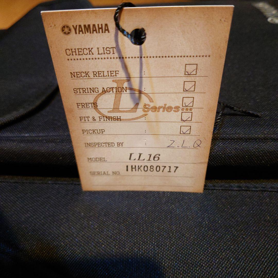 【1/17(日)まで限定値下げ】YAMAHA LL16 ARE BSアコギギター