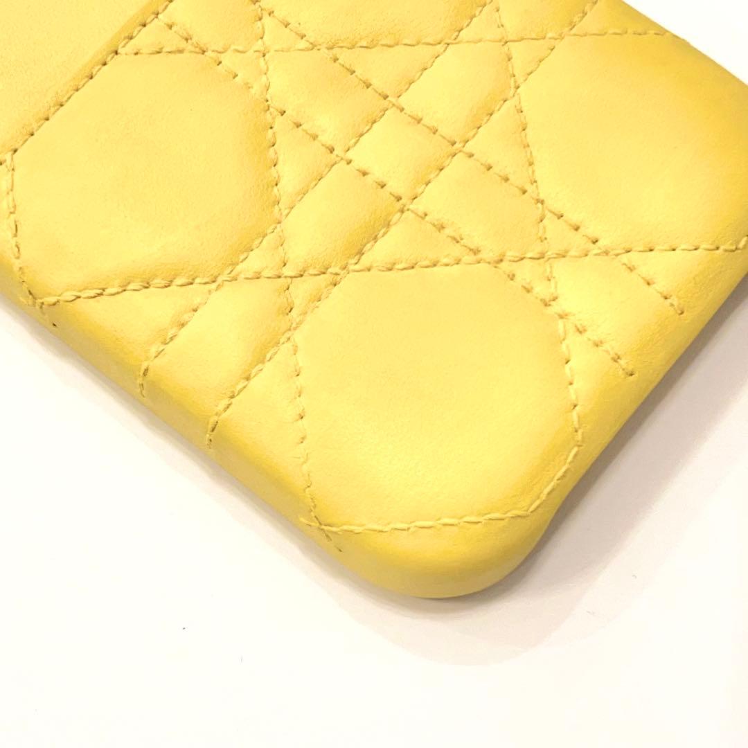 クリスチャンディオール iPhone15Pro スマホ カナージュ イエロー