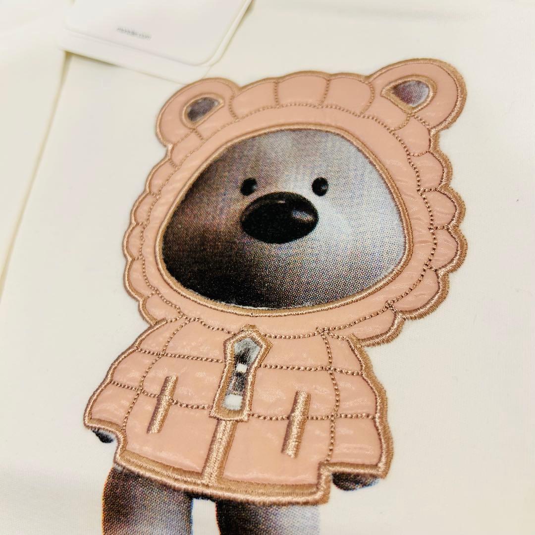 MONCLER クマプリント コットントップス　新品　未使用　タグ付