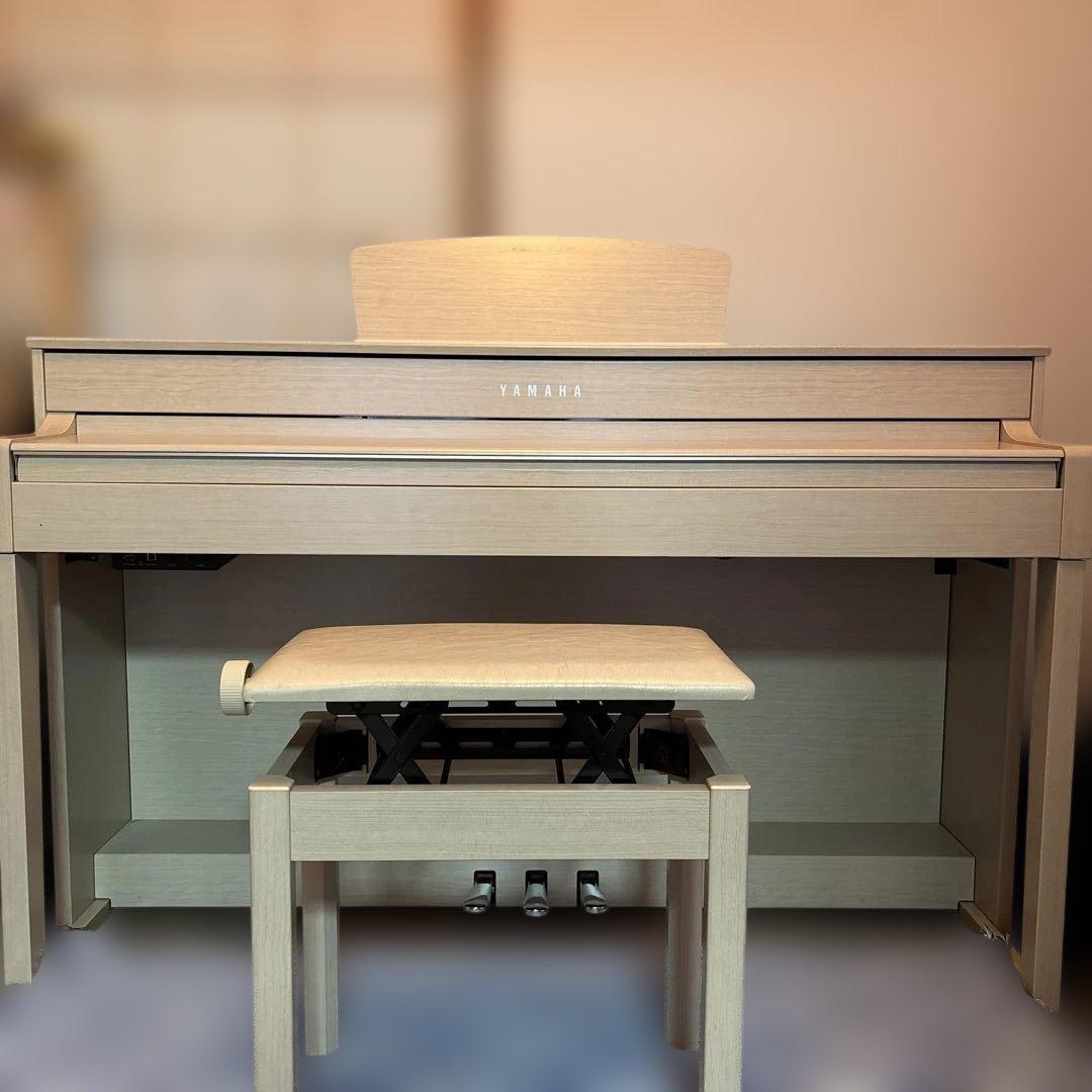 【美品】YAMAHA クラビノーバ CLP-535WA ホワイト 椅子・説明書付
