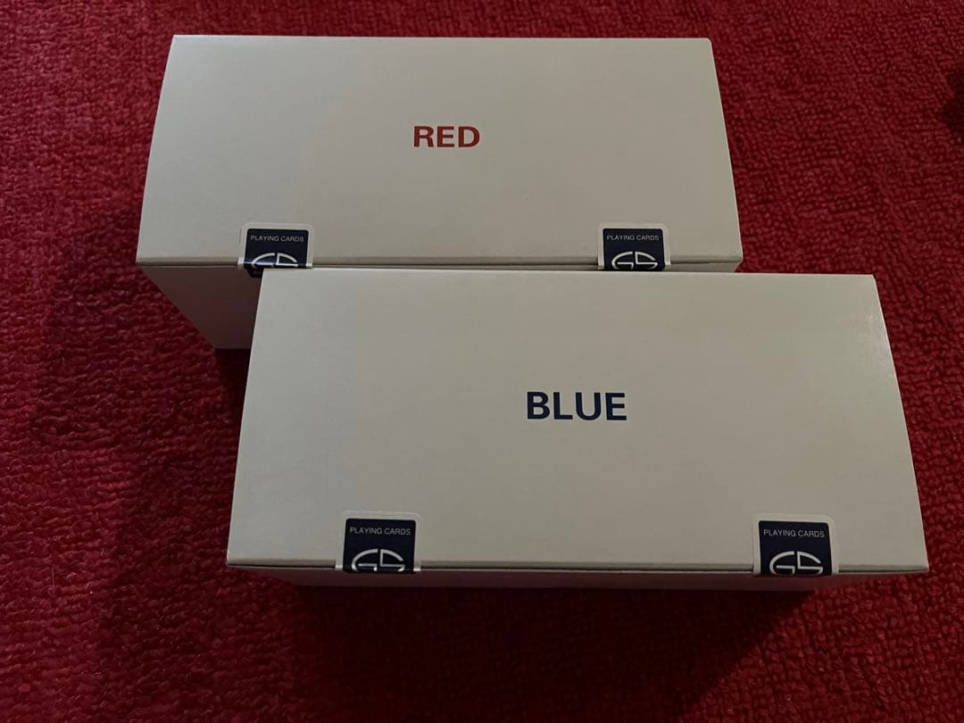 Global Playing Cards レッド・ブルーセット 計24個