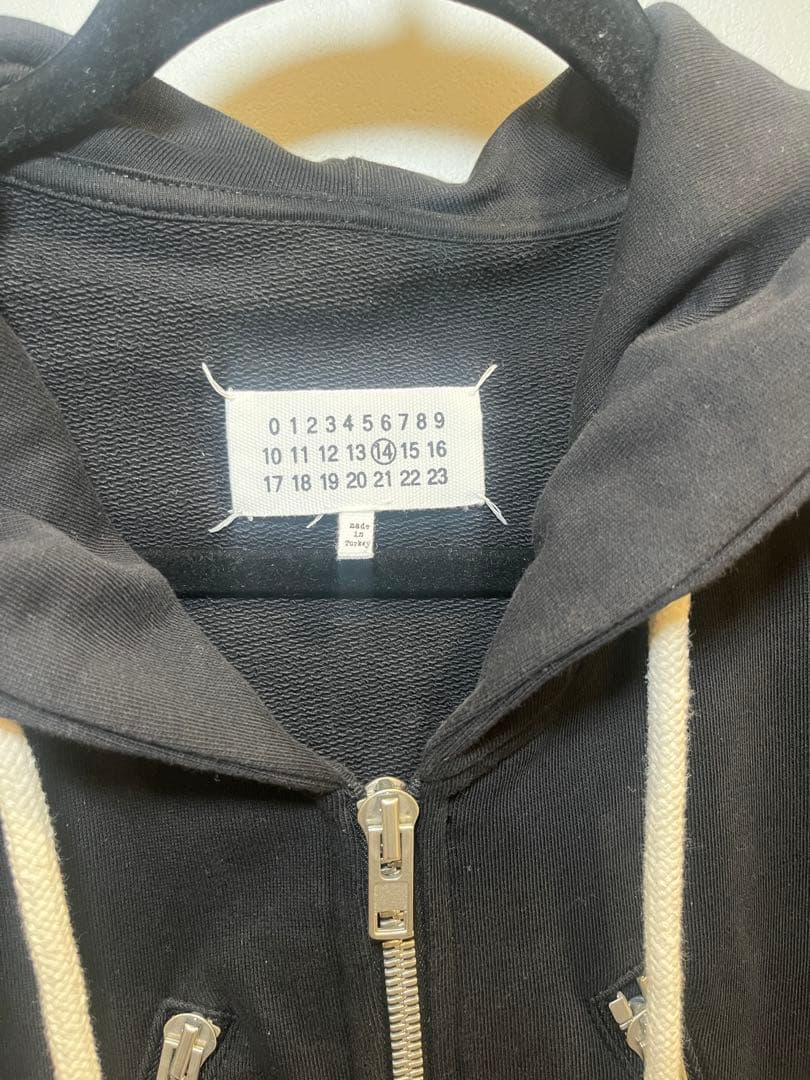 Maison Margiela　44 パーカー マルジェラ ジップパーカー
