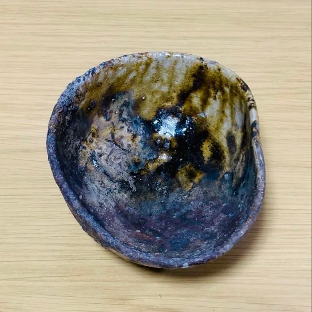 ぐい呑み / 陶器 辻村史朗 系 窯変 酒器 茶碗 工芸品 Chawan