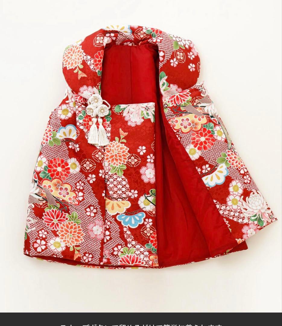 キャサリンコテージ　いにしえ華車・桃✖️赤　草履シューズセット