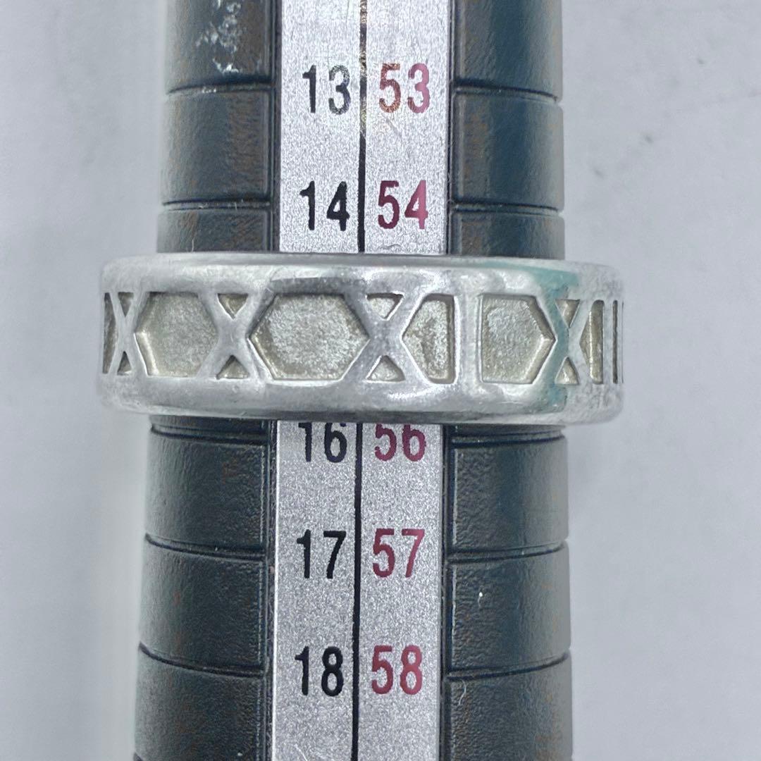 ティファニー アトラス リング 15号 指輪 シルバー レディース　大きめ 美品