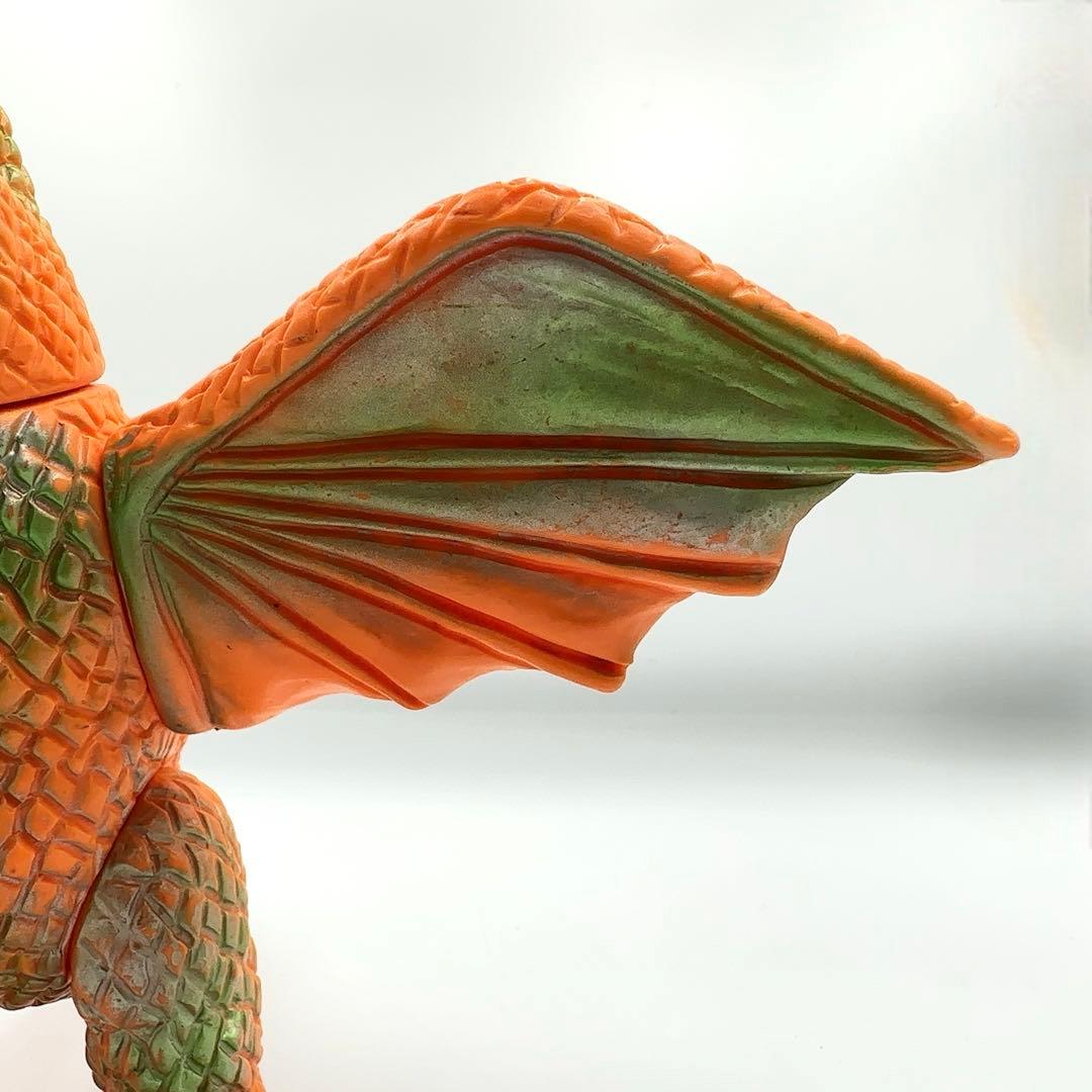 【希少品】当時物 ブルマァク キングギドラ スタンダードサイズ ソフビ