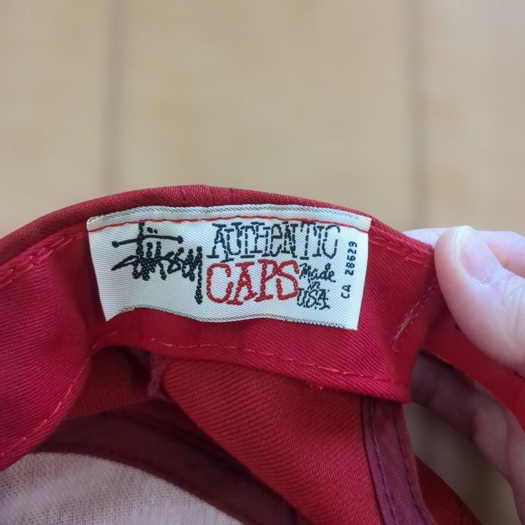 オールドステューシー 白タグキャップ USA製 old stussy 90s