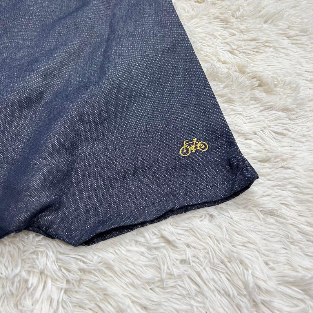 ★タグ付き★ SOU・SOU サルエルパンツ　甘薄織　デニム 大文字山　L