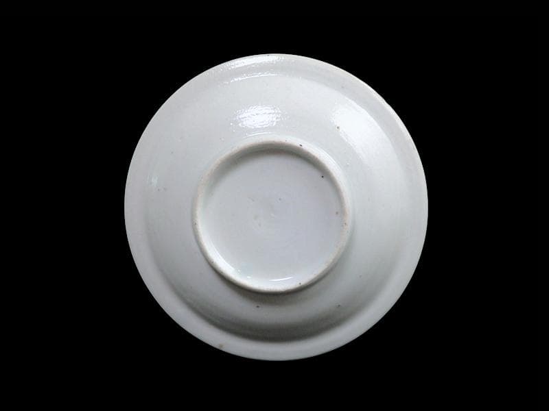 古伊万里　色絵　茄子の図　３寸半皿　手塩皿　A832AS-fbuv