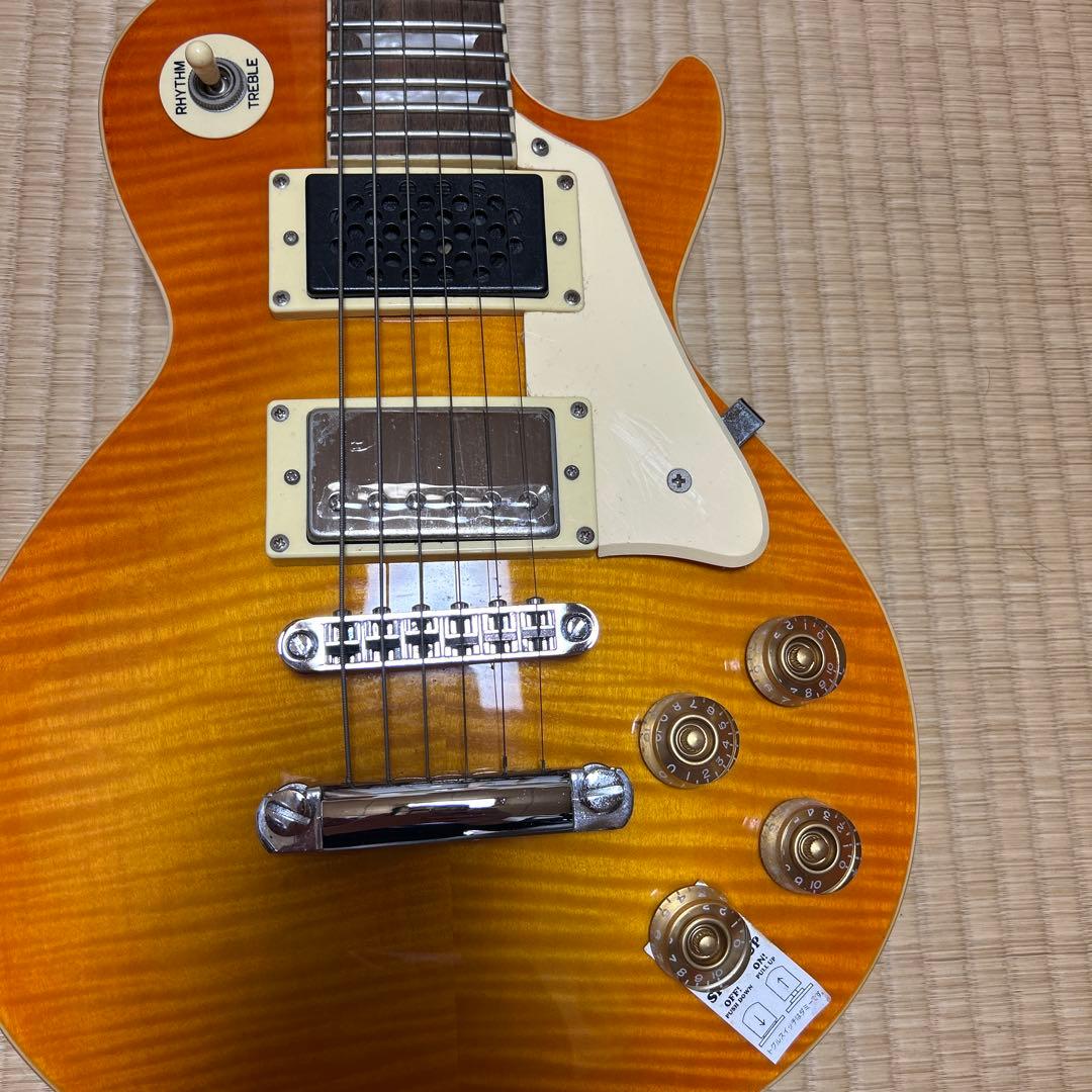 ESP 初期 レスポールタイプエレキギター 虎目　子供用ギター