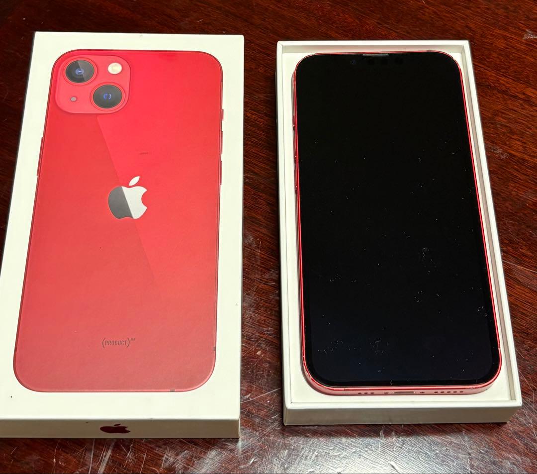 Apple iPhone 13 (PRODUCT)RED 本体