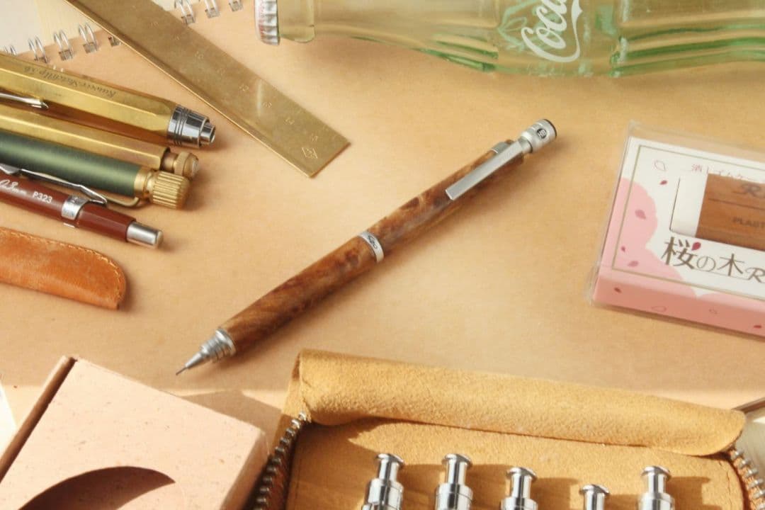 再販売。S20マーブルウッドカスタムシャーペン