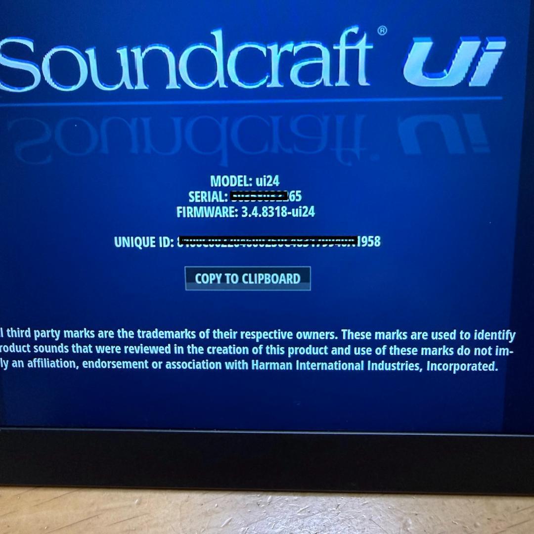 Soundcraft Ui24R デジタルミキサー