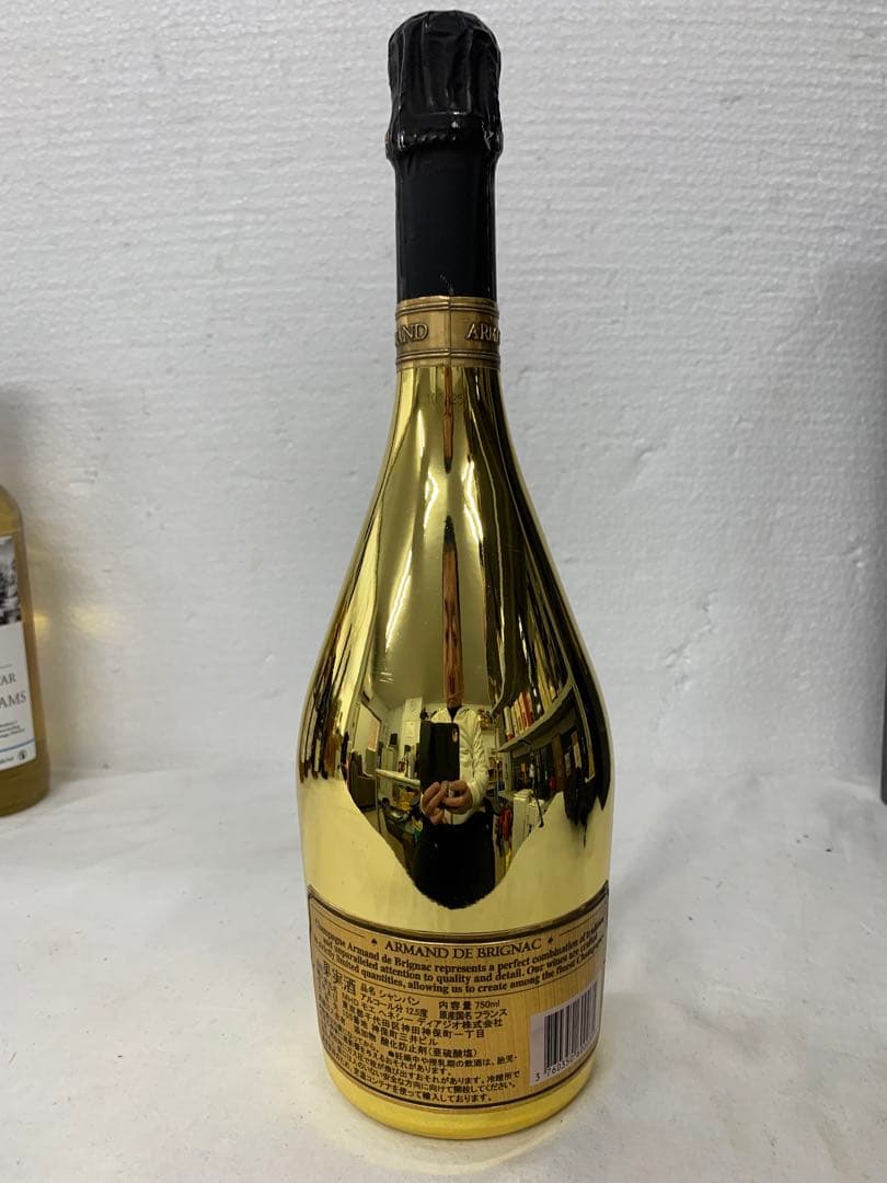 アルマンドブリニャック　ゴールド750ml 緊張袋　ケース付